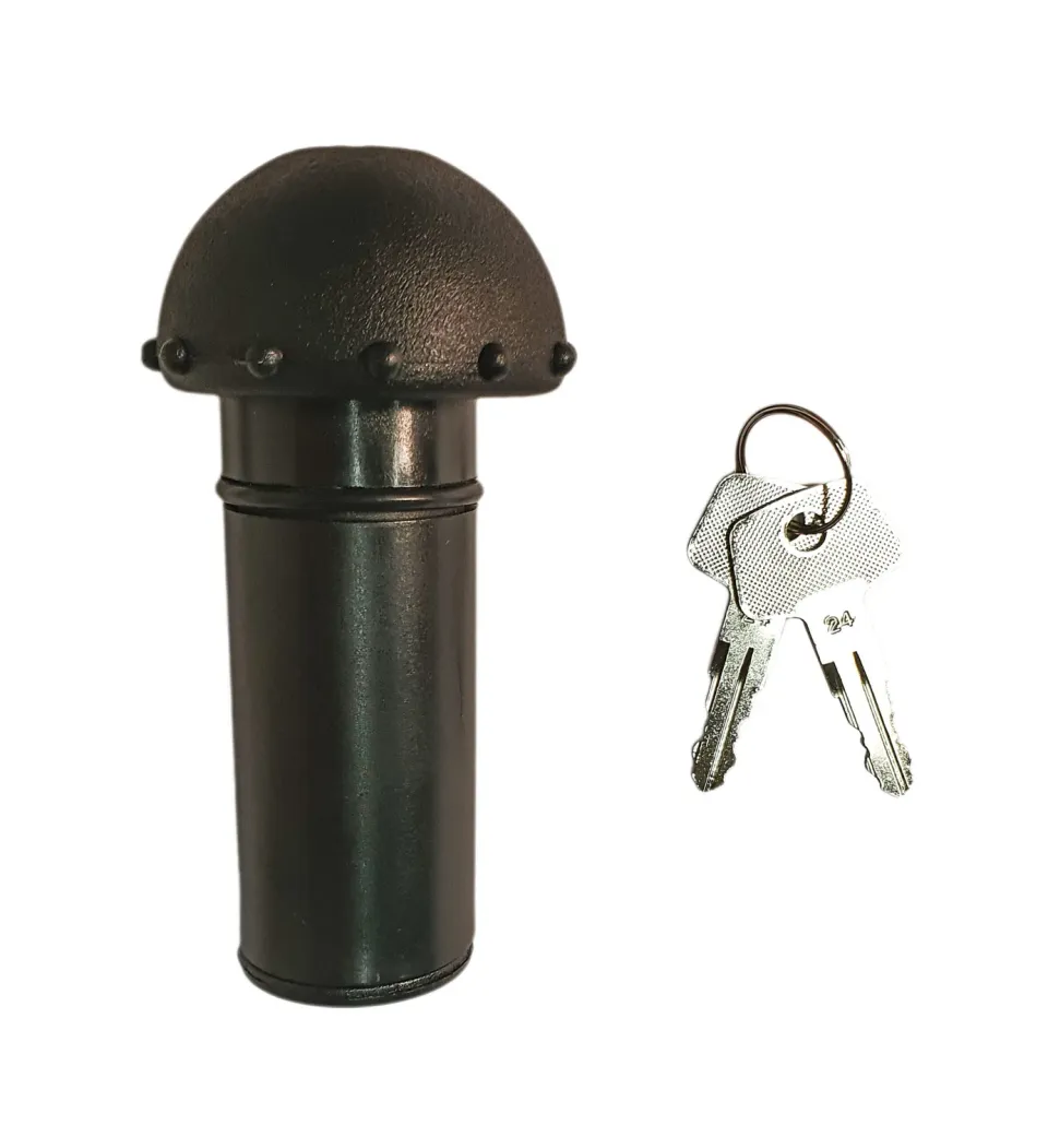 Marin & Fritid tanklock låsbart svart PVC