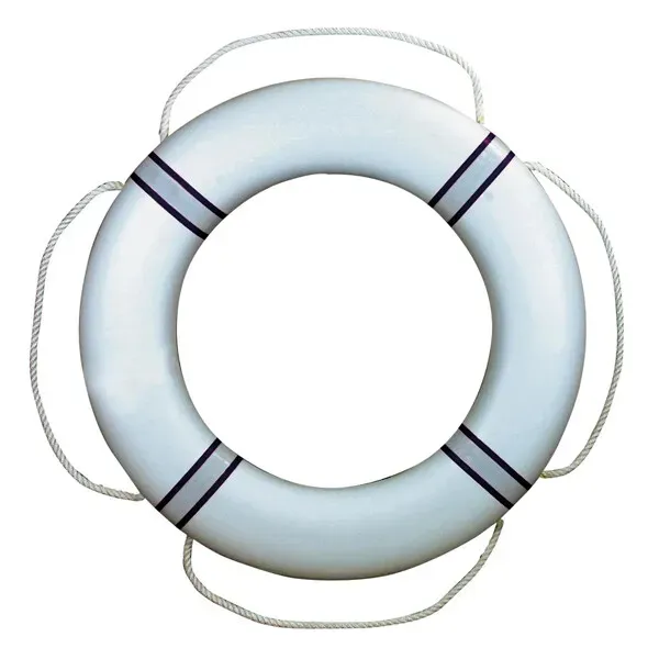 Marin & Fritid FP380 livboj vit med reflexband utan lina