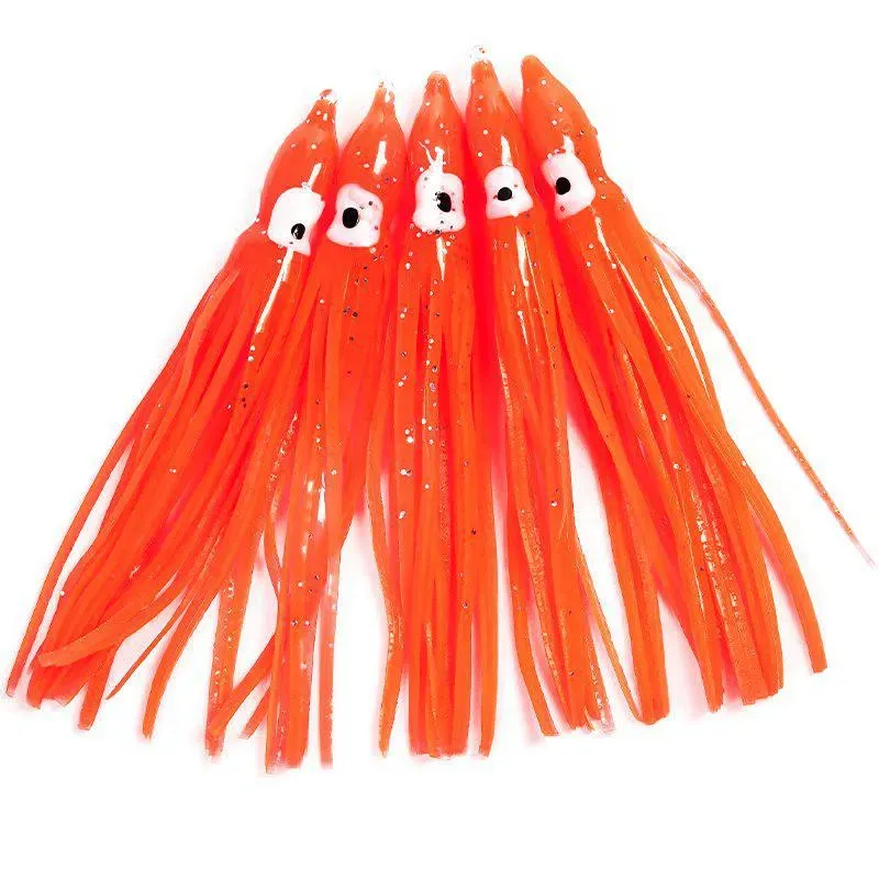 Marin & Fritid Octopus bete 12 cm röd 5-pack