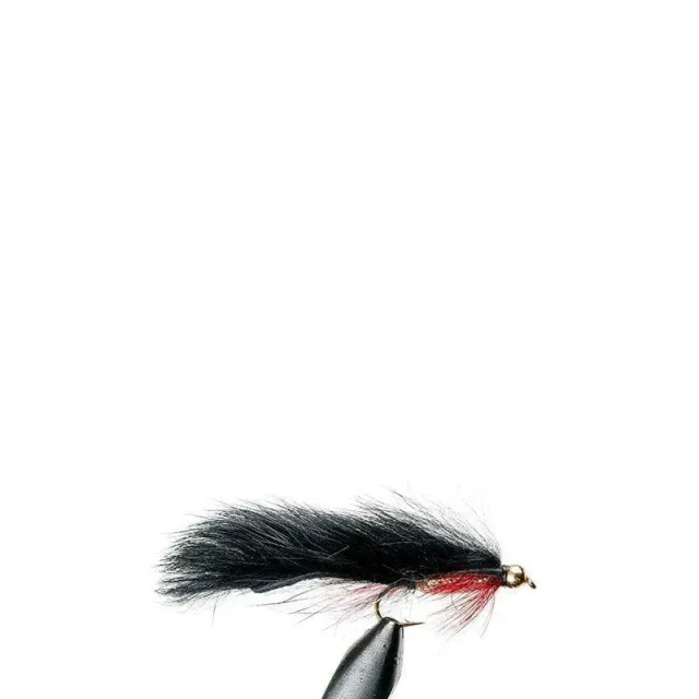 Marin & Fritid Black Goldhead Zonker fluga