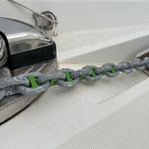Marin & Fritid Kättingmarkering 8 mm markörer blå 10-pack plast