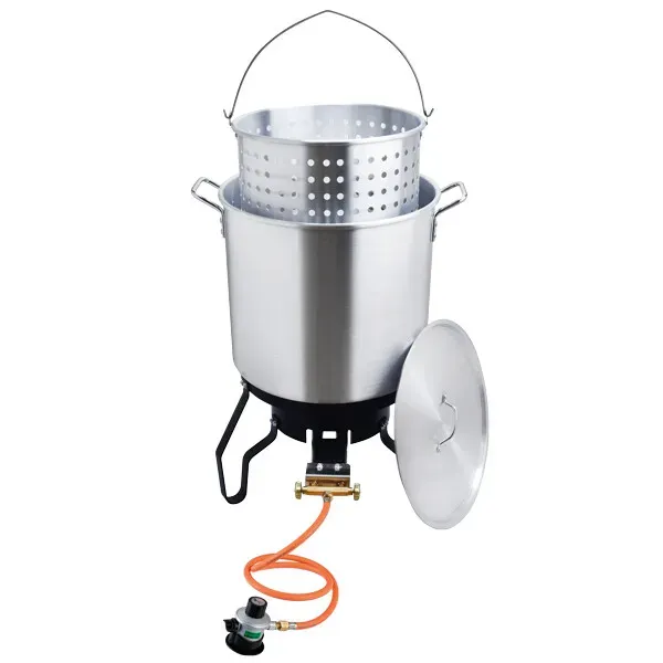 Marin & Fritid 1852 krabbkokare 52 l med gasbrännare aluminium