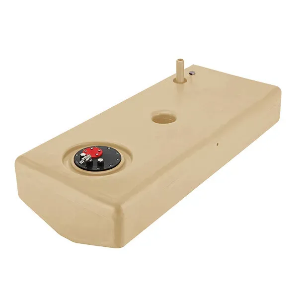 Marin & Fritid Bränsletank 130 L tank gul med givare
