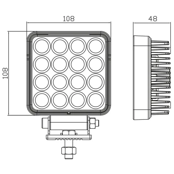 Marin & Fritid 1852 LED däcksbelysning 24W 2200 lm