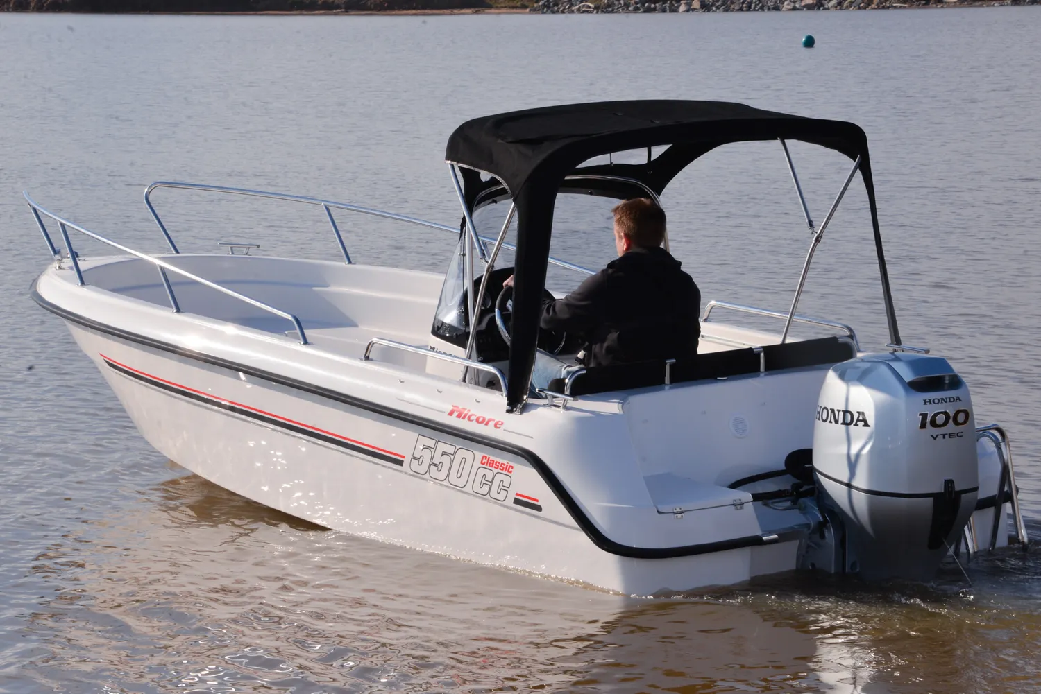 Micore 500/550CC akterkapell mörkgrå