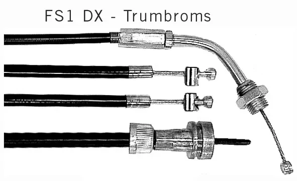 Yamaha FS1 DX gasvajer extra lång trumbroms