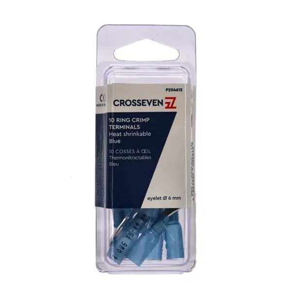 Marin & Fritid Ringkabelsko Blå Ø6mm 10-pack IP68