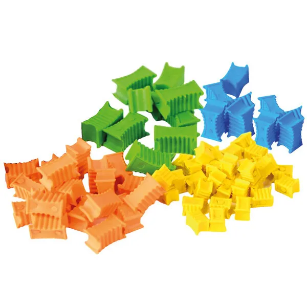 Marin & Fritid Kättingmarkering 8 mm markörer blå 10-pack plast