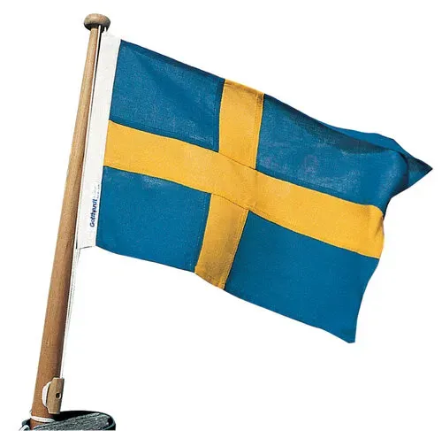 Marin & Fritid båtflagga Sverige 70x44 cm polyester