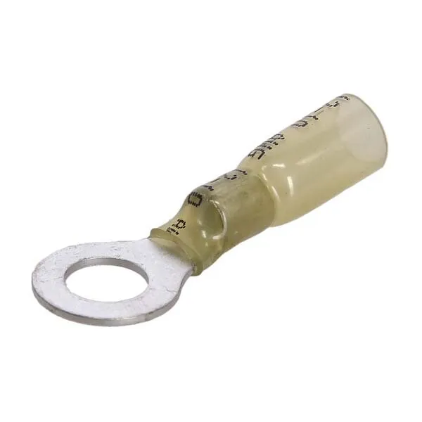 Marin & Fritid ringkabelsko gul Ø8 mm 10-pack IP68