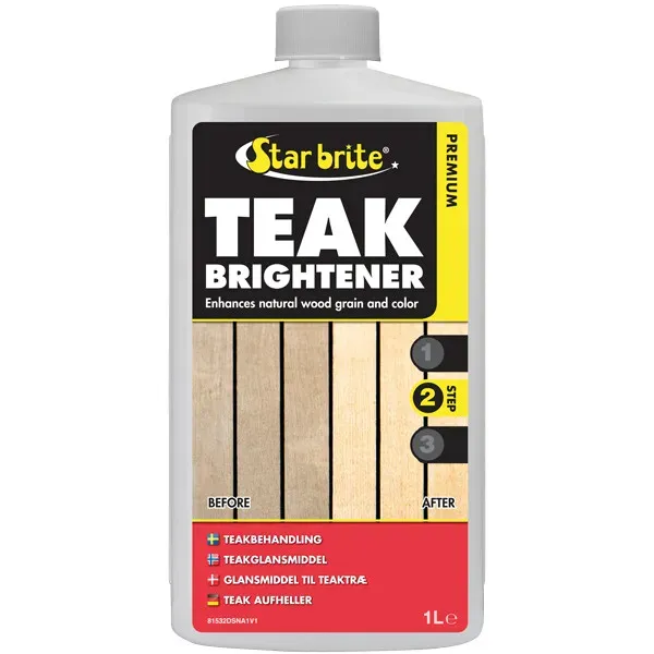 Star Brite Teak Brightener teakrengöring step 2 1000 ml