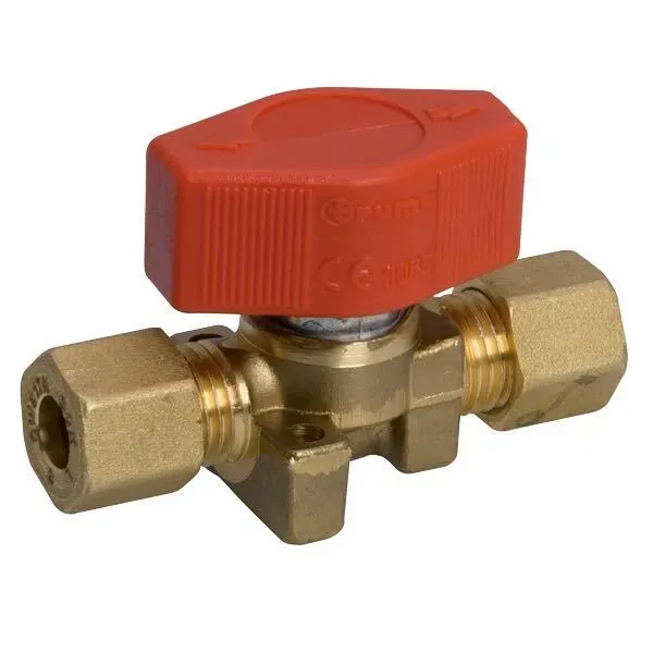 Marin & Fritid gasolkran 8 mm röranslutning enkel