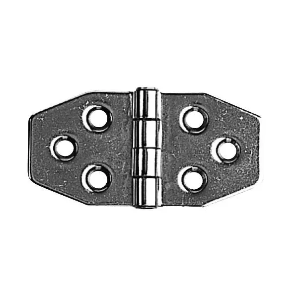 Marin & Fritid gångjärn rostfritt stål 76x38 mm