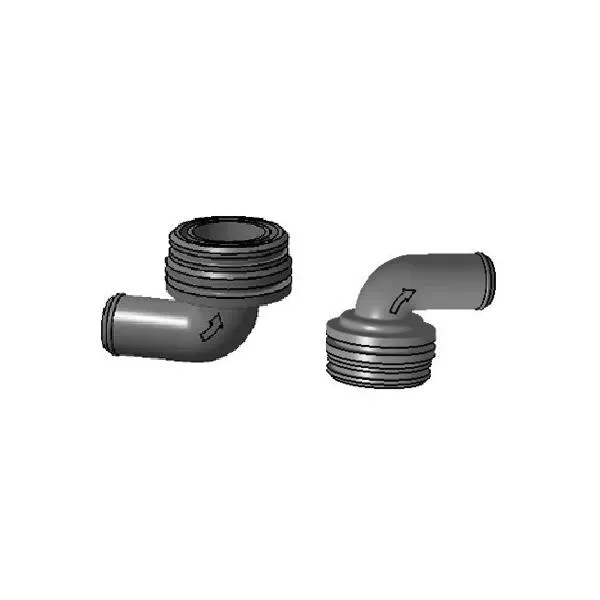 Marin & Fritid Pump 925 anslutning 25 mm vinklad 2-pack