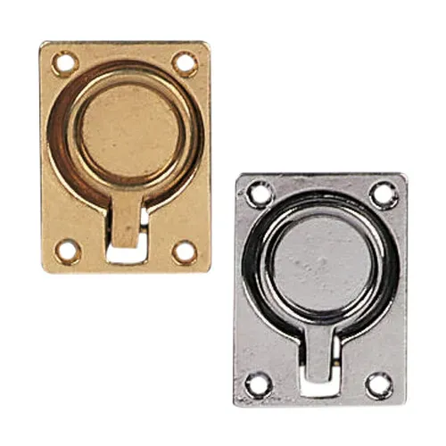 Marin & Fritid durkbeslag mässing 37x44mm polerad