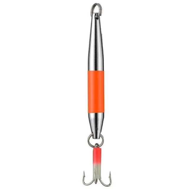 Marin & Fritid Haken pilk 80g silver red tape
