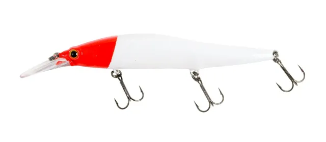 Maxximus JRK Munchylong lip 100 mm wobbler Redhead