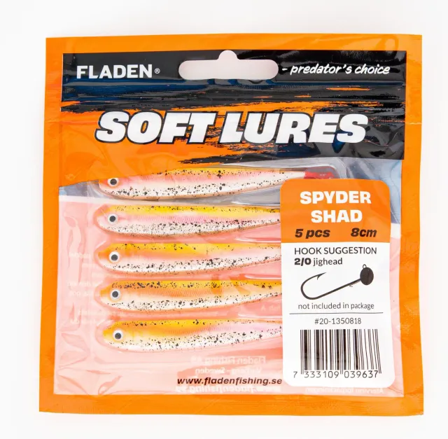 Marin & Fritid Guddi Shad jigg 8cm 6g Rainbow 5-pack