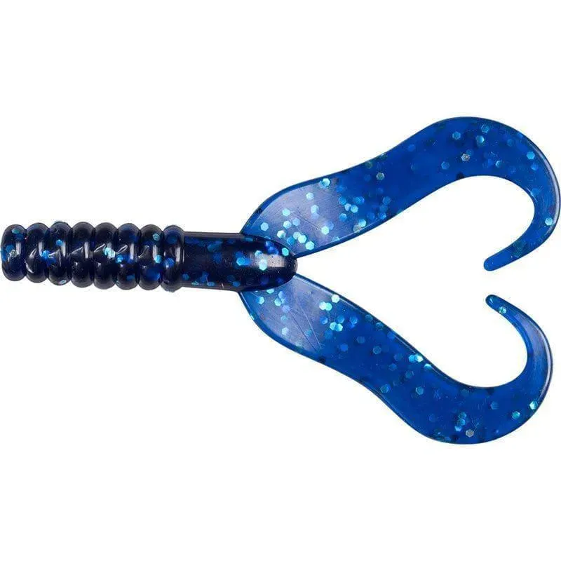 Marin & Fritid Double Tail 75mm jigg blue flake