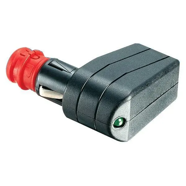 Marin & Fritid Universalkontakt vinklad 12/24V 7,5A