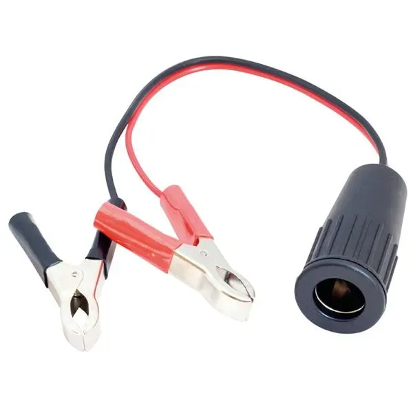 Marin & Fritid eluttag batteriklämmor 12V 8A 30cm