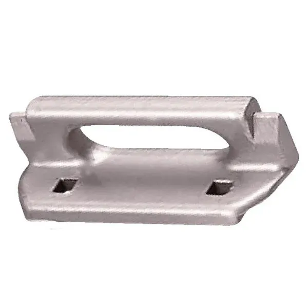 Nordic skarvbeslag aluminium relingslist 15 mm fläns