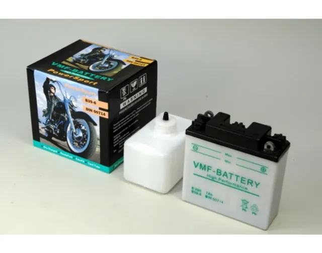 Marin & Fritid MC-batteri 6V 8Ah B39-6 60CCA