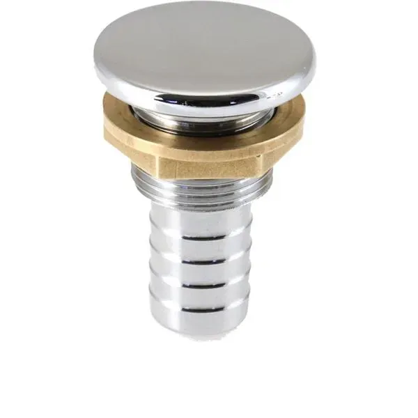 Marin & Fritid tankventilator 19mm krom mässing utan nät