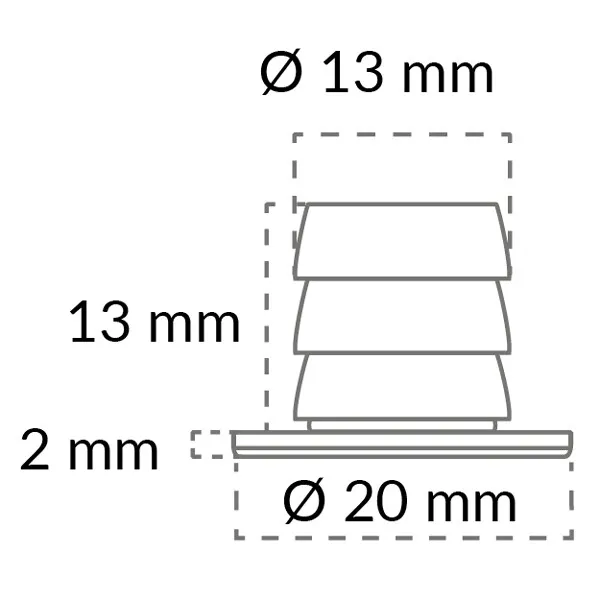 Casolux Mille LED-belysning RF white 10-30V