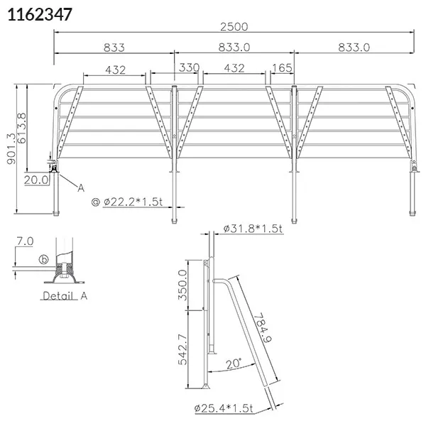 Marin & Fritid badplattform 250x60 cm teak