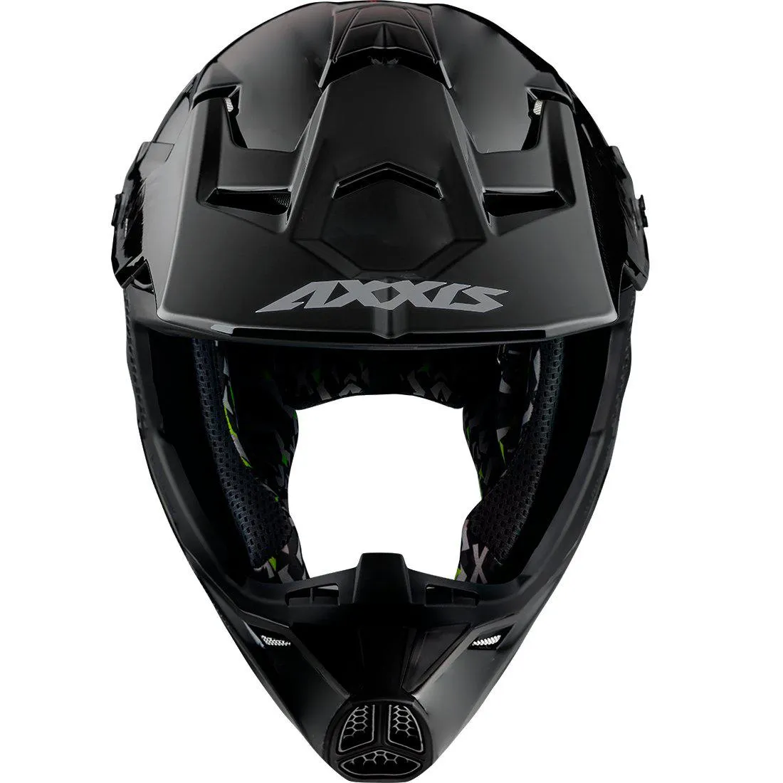Axxis Wolf MX crosshjälm mattsvart ECE 22.06