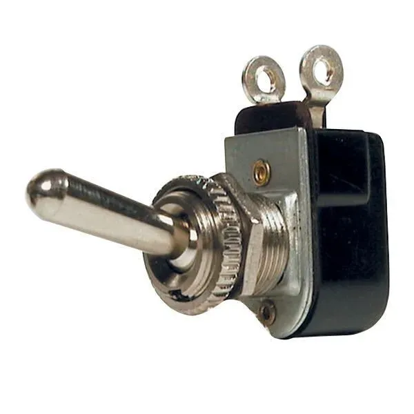Marin & Fritid vippströmbrytare metall Ø12mm