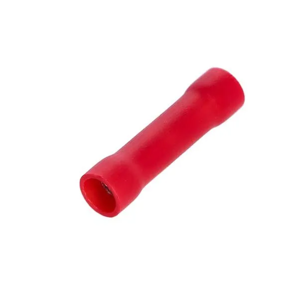 Marin & Fritid Skarvhylsa röd 0,5–1,5 mm² 10-pack vinylisolerad