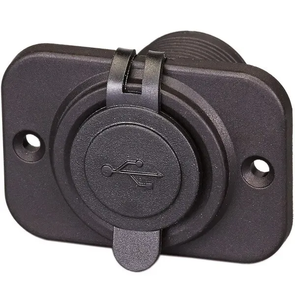Marin & Fritid panel dubbla USB-uttag 1A + 2,1A laddare