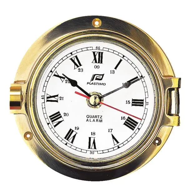 Marin & Fritid Klocka 3 tum mässing båtklocka Bas Ø 120 mm