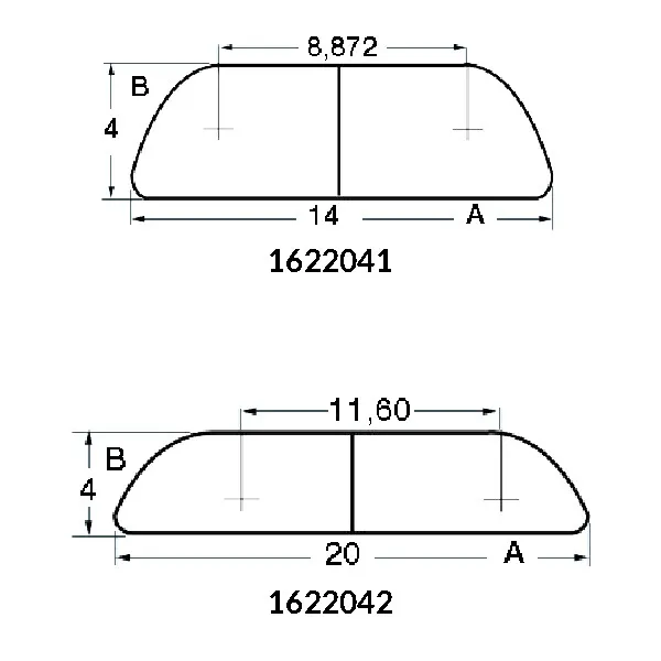 Marin & Fritid Fenderlist RF 14x4mm rostfri 3m