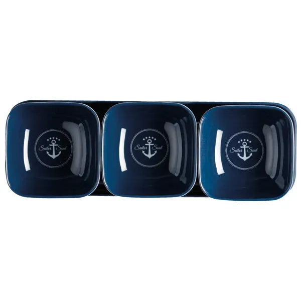 Marin & Fritid Sailor Soul MB snackset melamin 27x9 cm