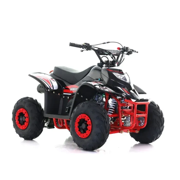 Viarelli Agrezza fyrhjuling 90cc svart/röd semiautomat