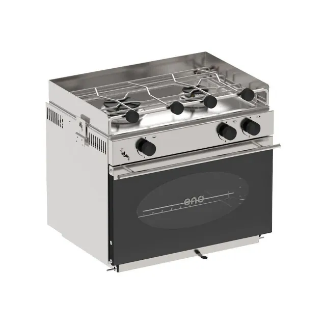 Eno One gasolspis med ugn 2-lågig 505mm rostfri