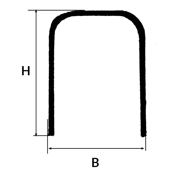 Marin & Fritid Mittstycke 18x80x25mm fenderlist rostfri