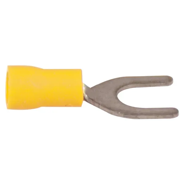 Marin & Fritid Gaffelkabelsko Gul 4,3mm 10-pack