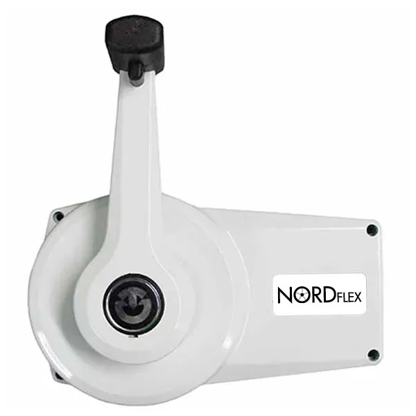 Nordflex Reglagebox enkel vit med lås