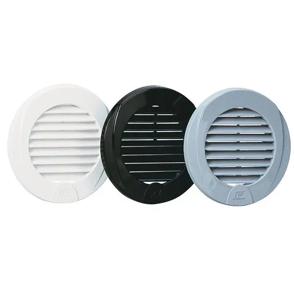 Marin & Fritid Ventilgaller D 3 tum vit polyeten UV-tålig
