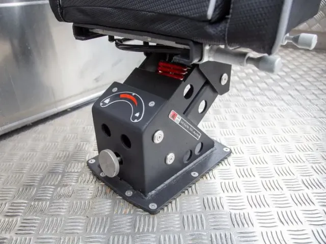 Marin & Fritid Silver fjädrande stolstativ 50-130 kg
