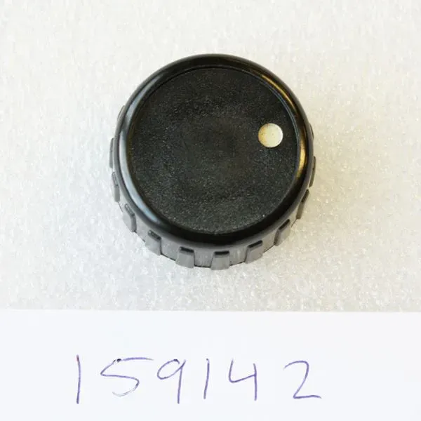 Marin & Fritid Vred Svart Plast 6 mm axel