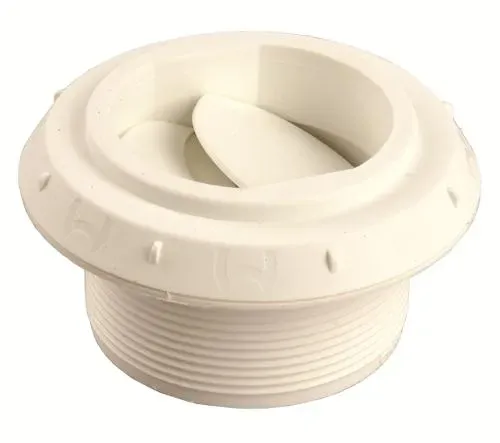 Marin & Fritid Utblås 60 mm ventil stängbar vit