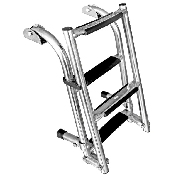 Marin & Fritid badstege 3-steg 2+1 vikbar PVC-steg