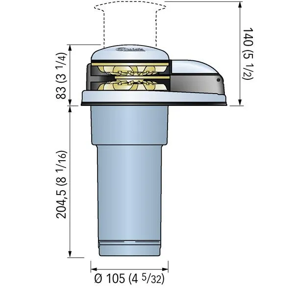Marin & Fritid Prince DP2E 1000 ankarspel 12V 6mm 800W
