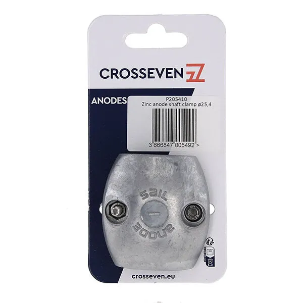 Marin & Fritid Crosseven axelanod zink 25,4mm 0,47kg