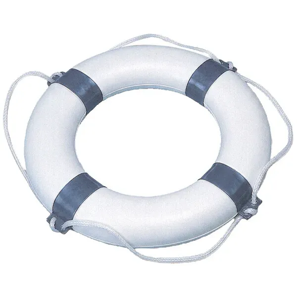 Marin & Fritid livboj vit/blå Ø58 cm flytkraft